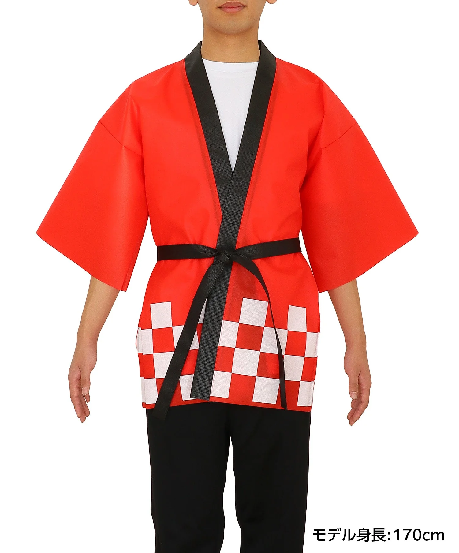 Color non-woven fabric Happy Festival (L) red - Image 7