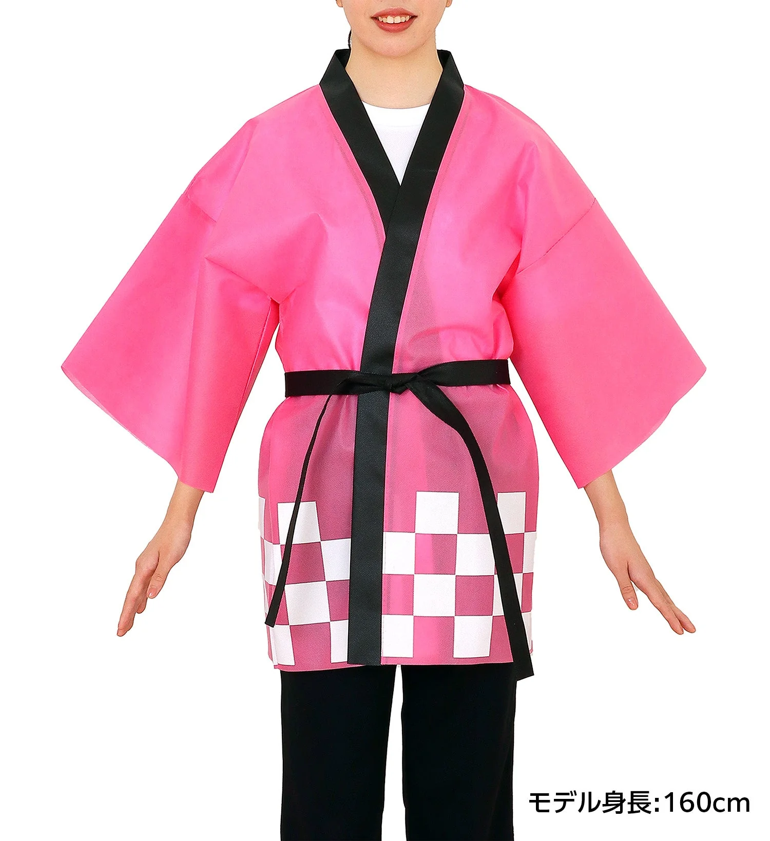 Color non-woven fabric Happy Festival (L) pink - Image 5