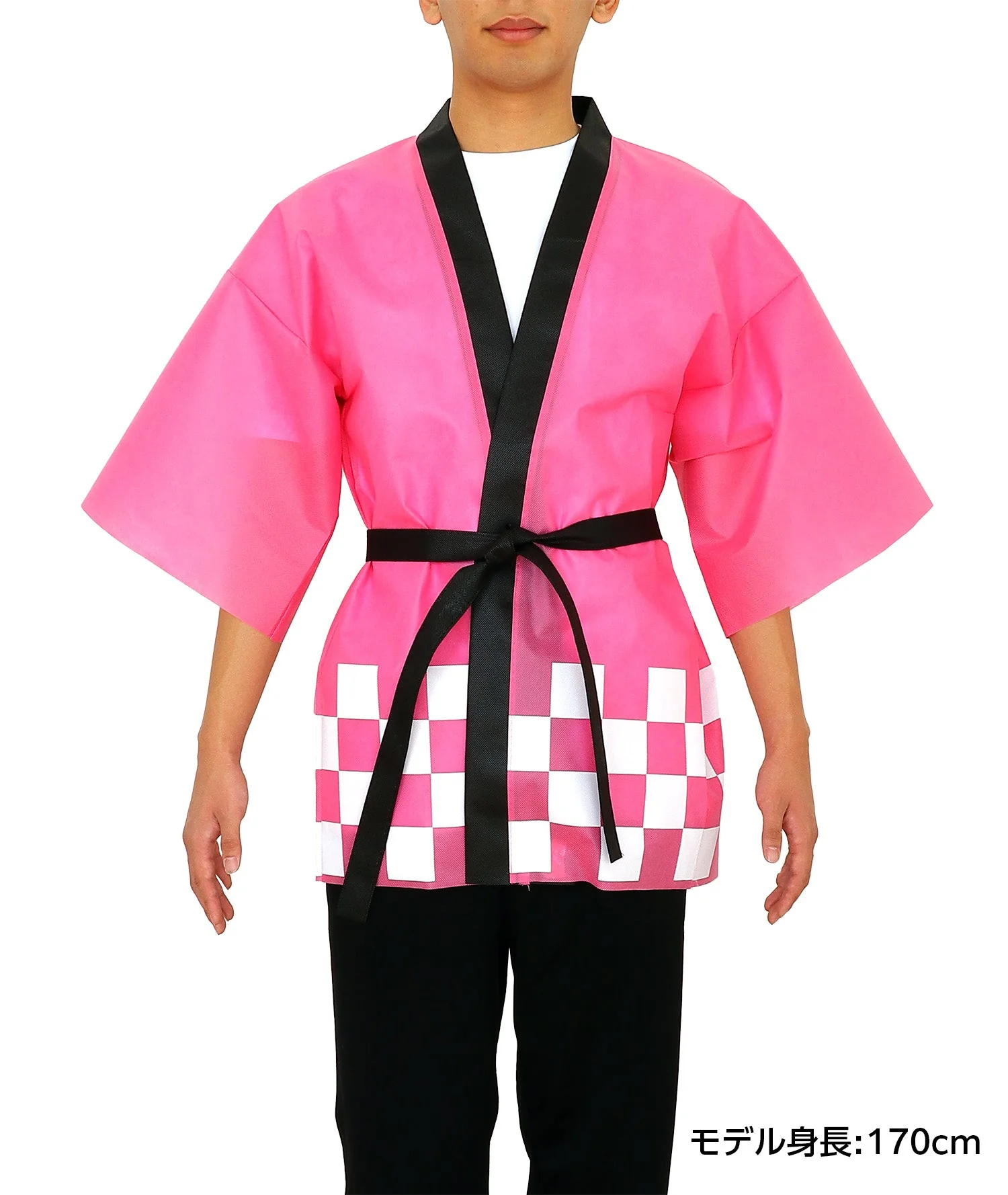Color non-woven fabric Happy Festival (L) pink - Image 7