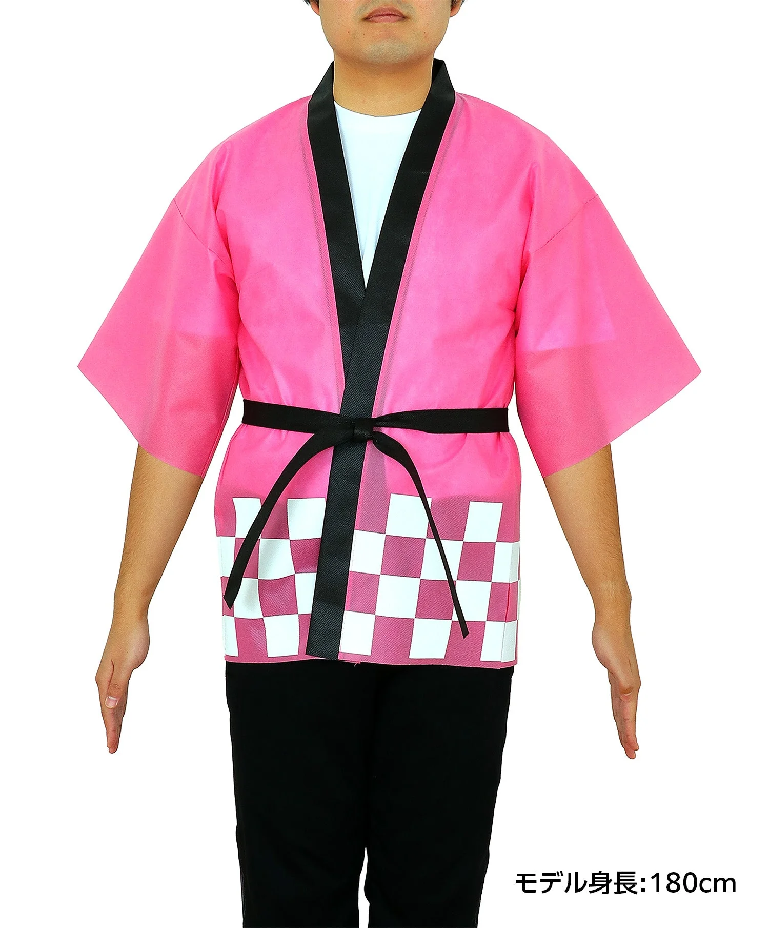 Color non-woven fabric Happy Festival (L) pink - Image 9
