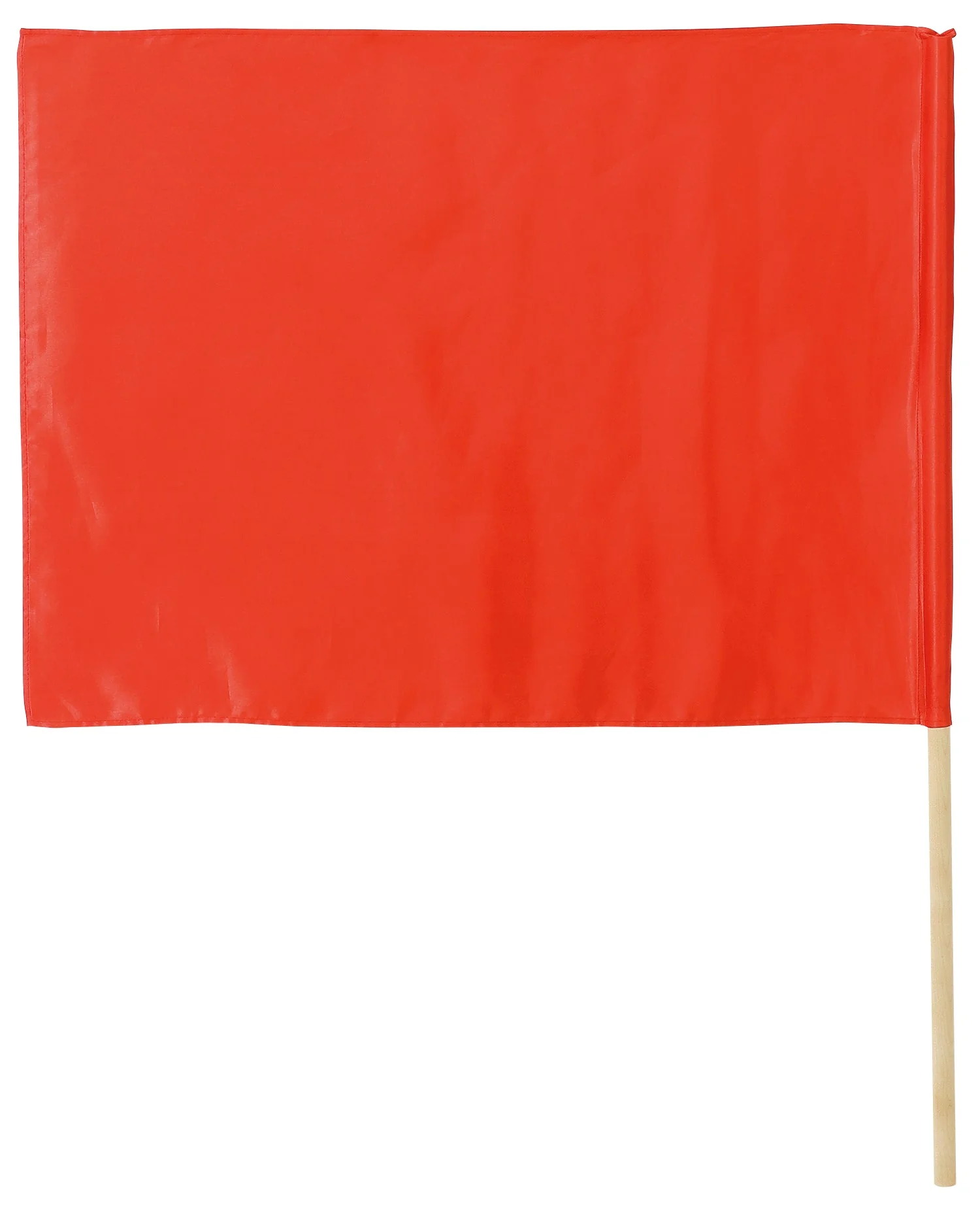 Satin extra large flag metallic red φ19mm