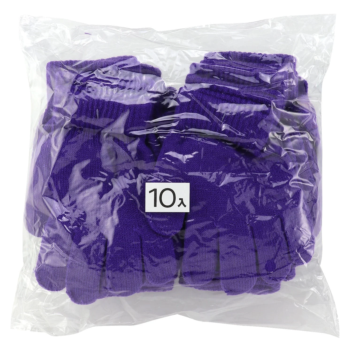 Colored Nobinobi Gloves Purple 10 pairs - Image 2