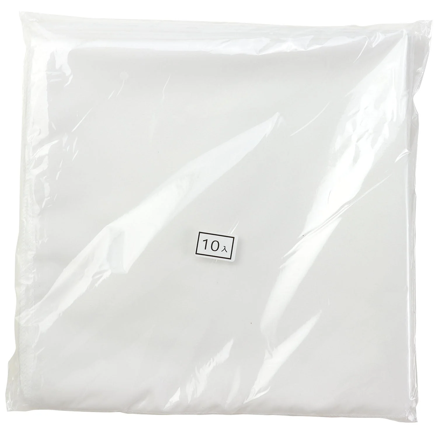 Bandana plain white 10 pieces set