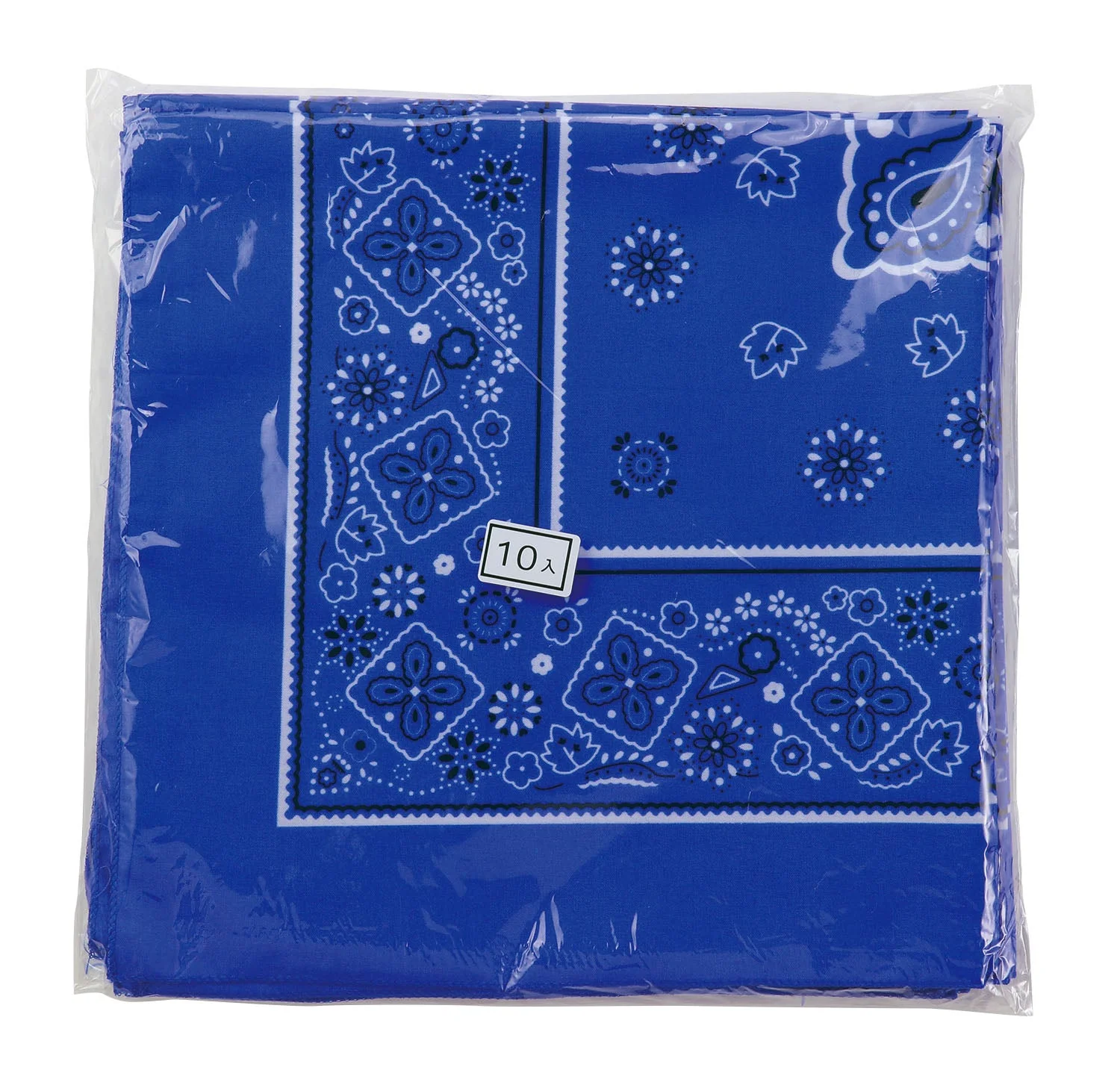 Bandana dark blue 10 pieces set