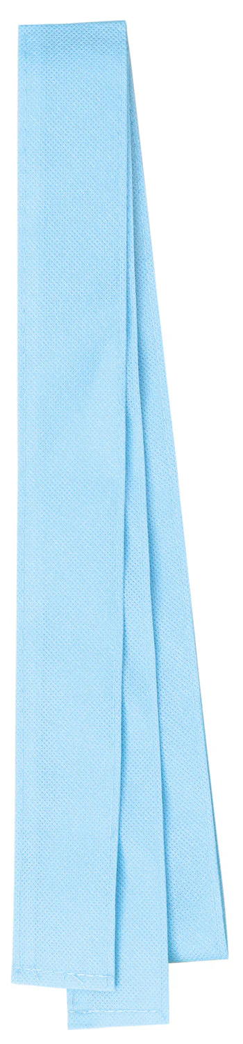 Colored non-woven fabric hachimaki light blue set of 10 - Image 2
