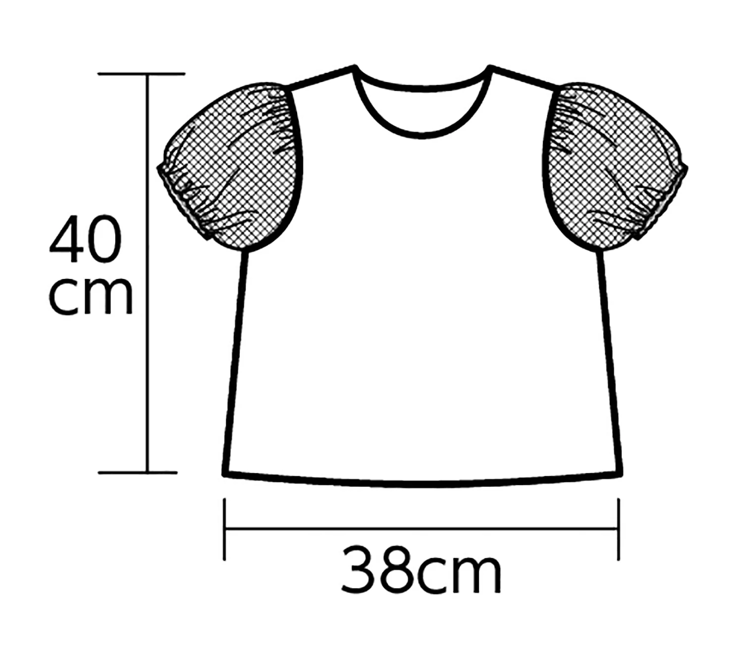 Puff sleeve soft satin shirt light blue - Image 2