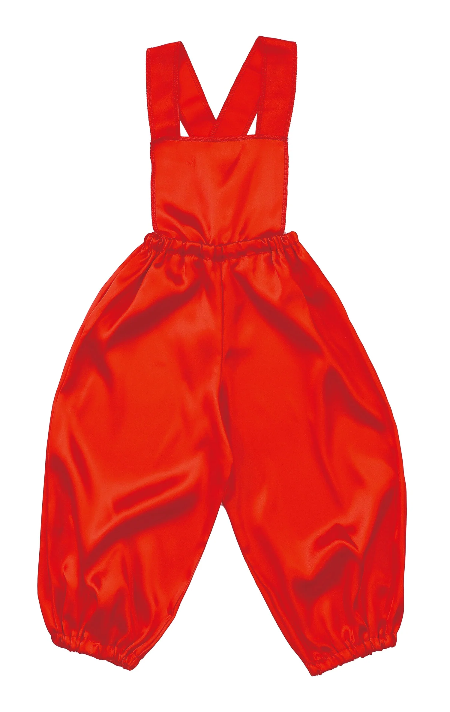 Soft satin salpette pants C size red