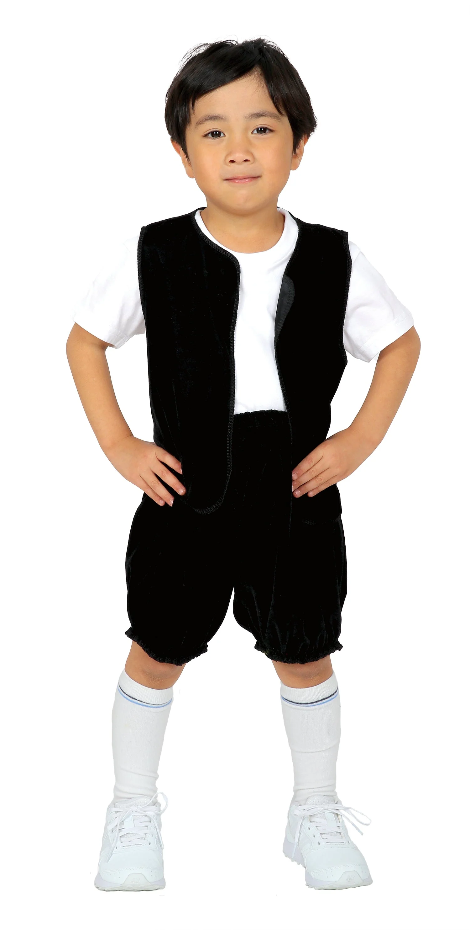 Velor pumpkin pants C size black - Image 4