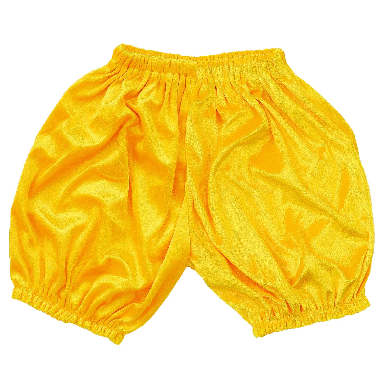 Velor pumpkin pants J size yellow