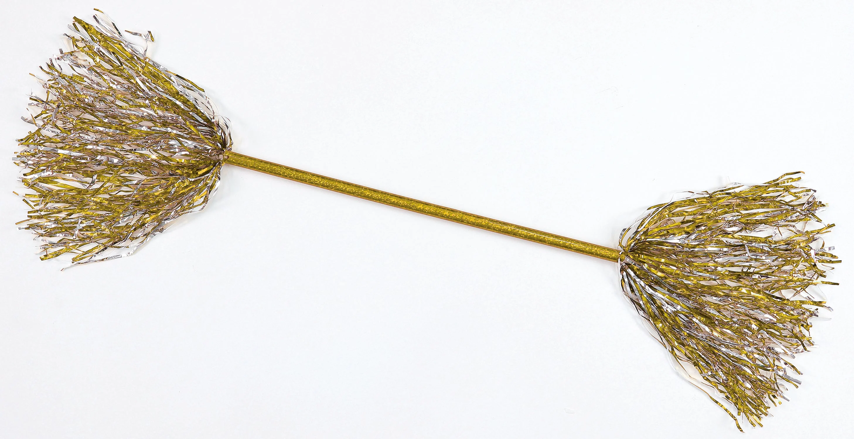 Sparkling Ponpon Button Gold Silver