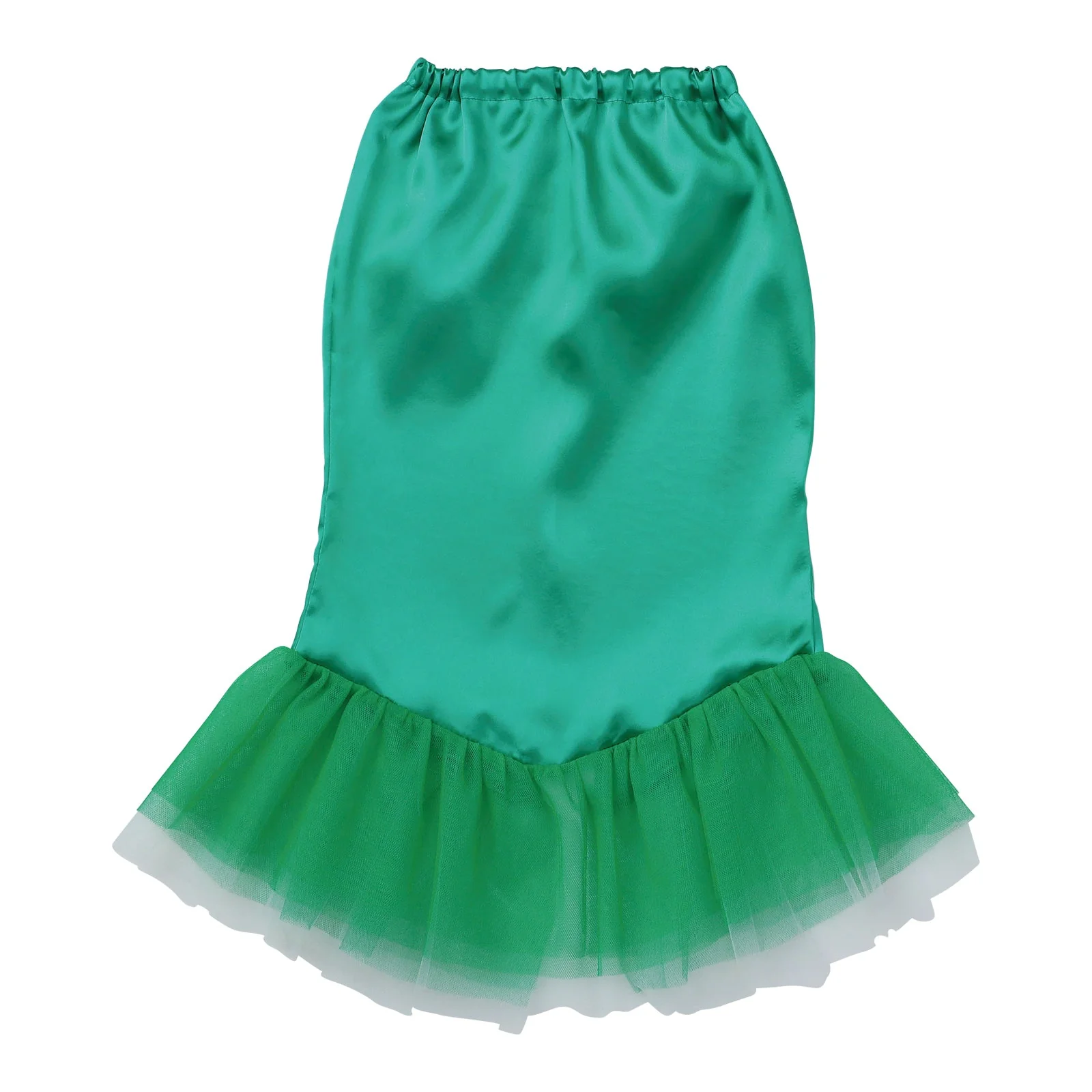 Soft satin mermaid skirt