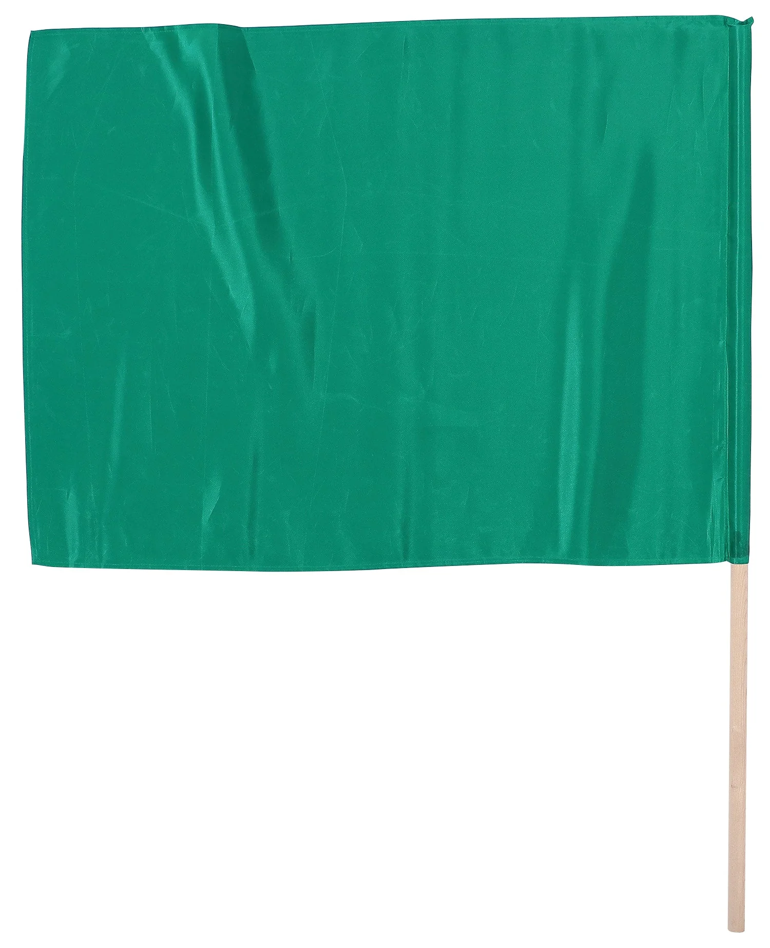Sateen extra large flag metallic green φ19mm