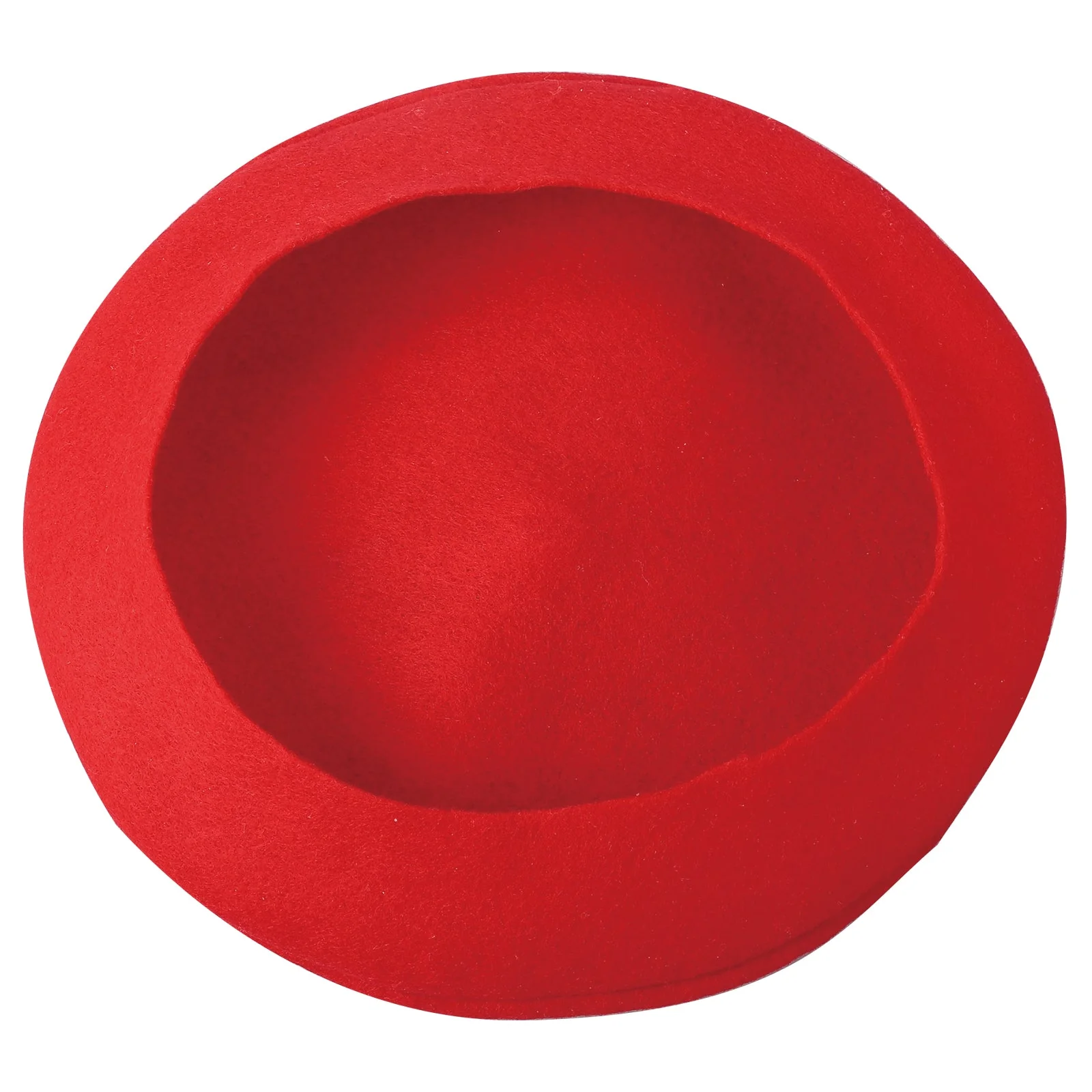 felt beret red - Image 3
