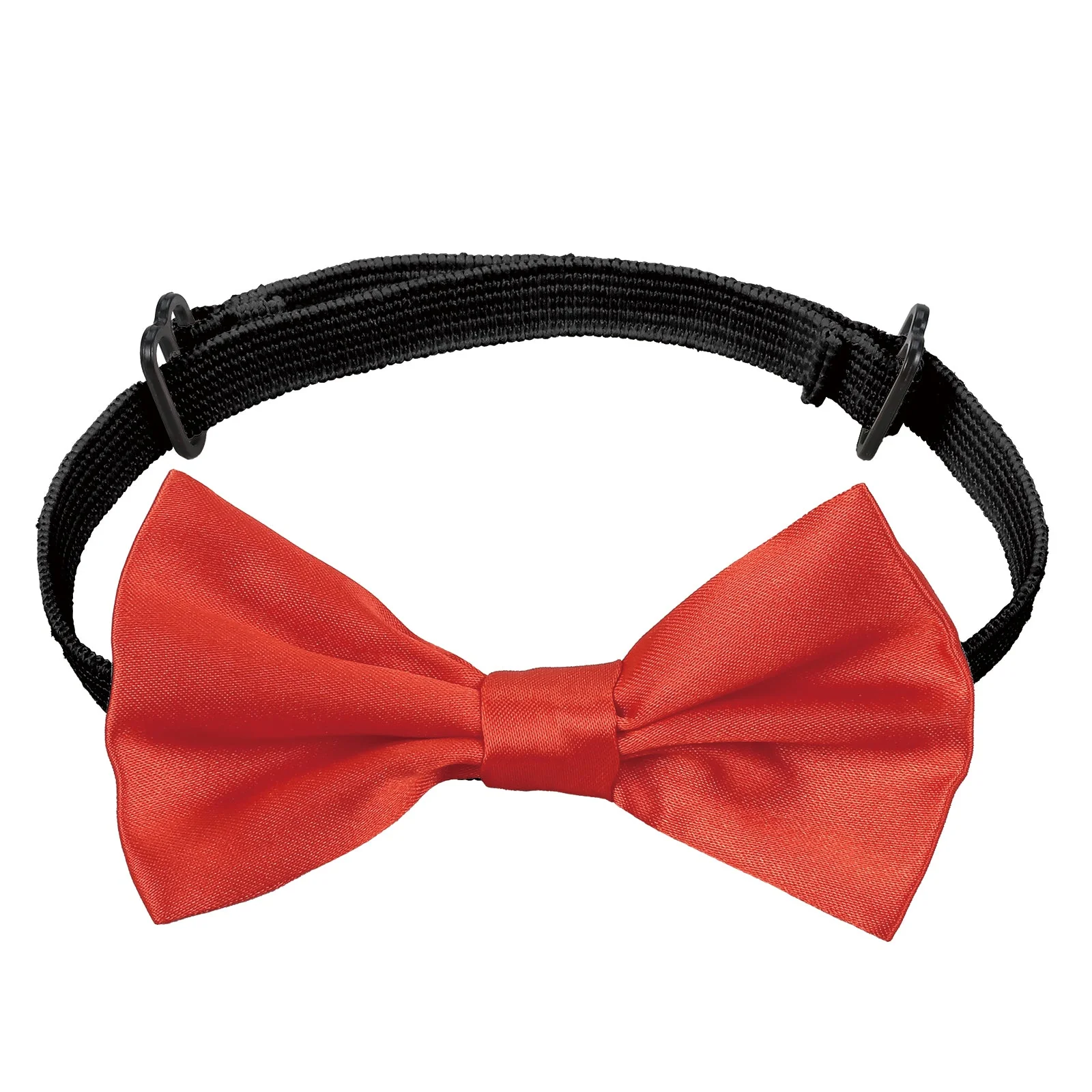 Soft satin butterfly tie red - Image 3