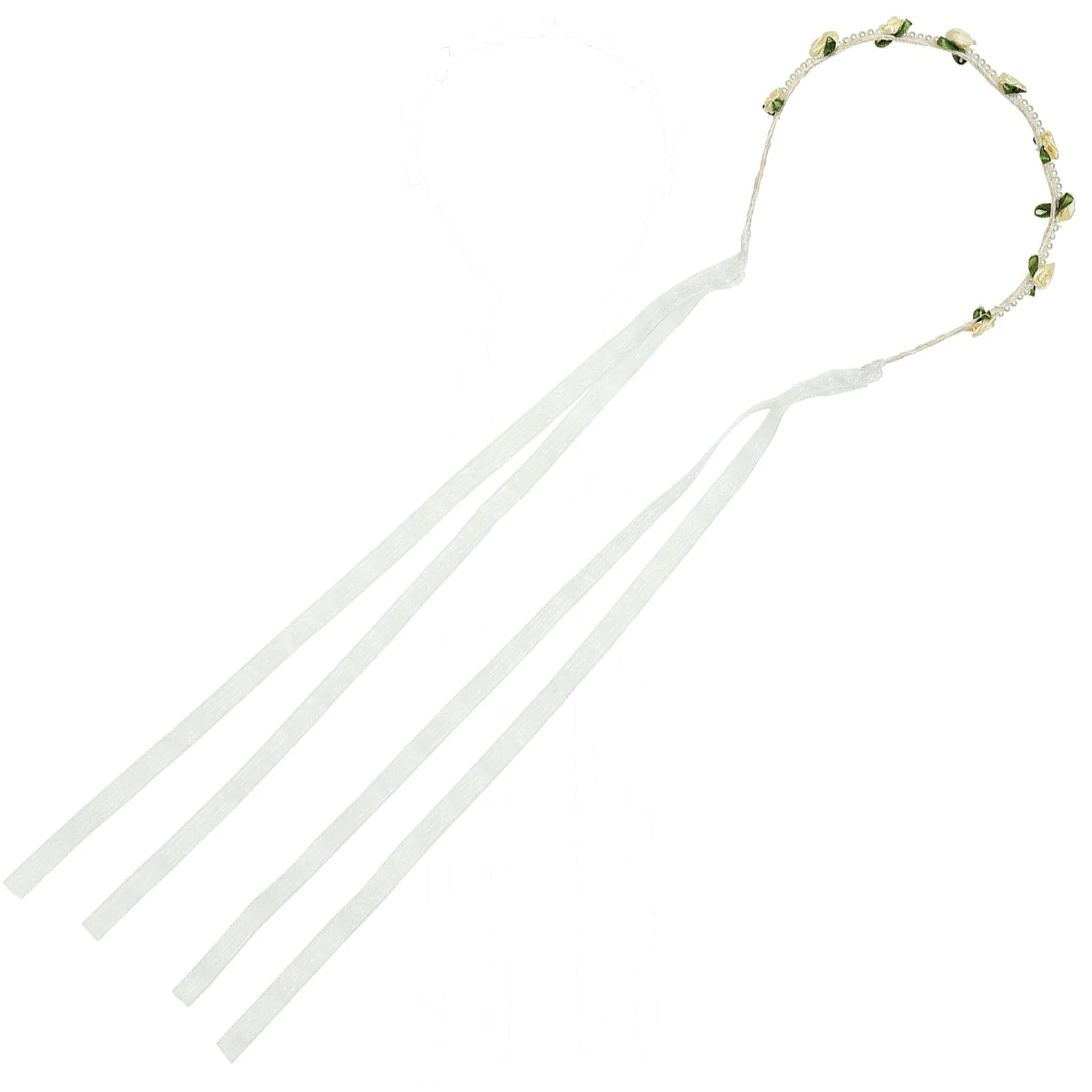 Katyusha flower crown white