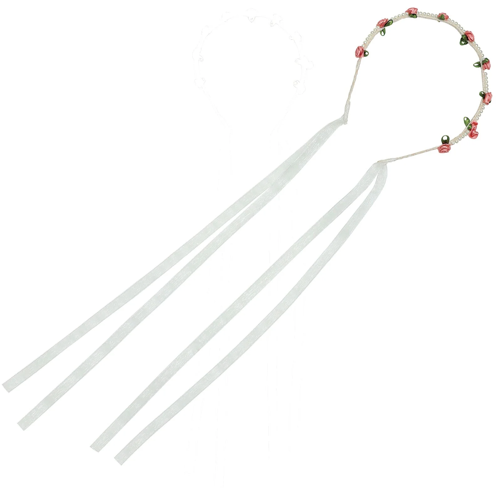 Katyusha flower crown pink