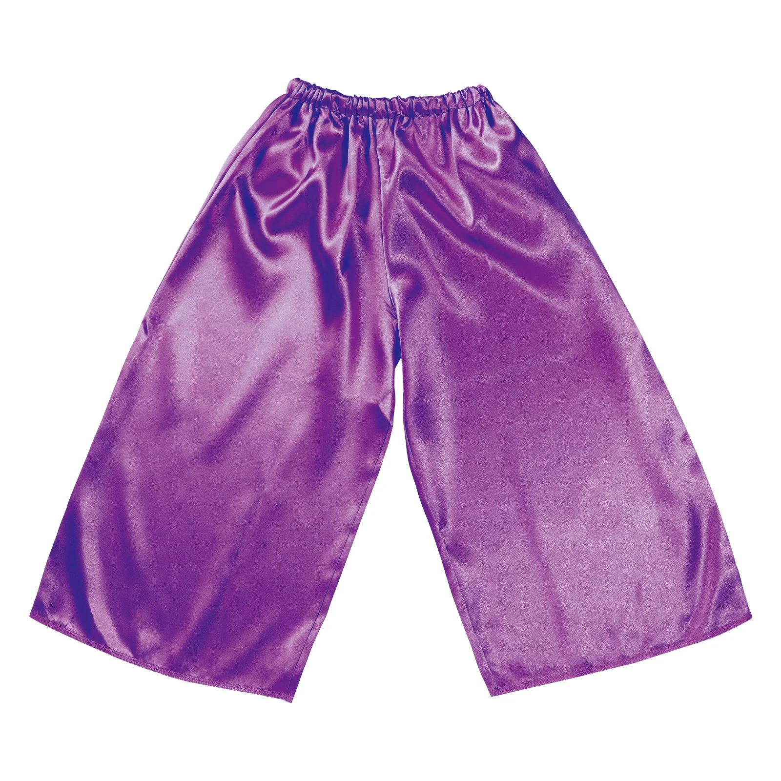 Soft satin pants C purple