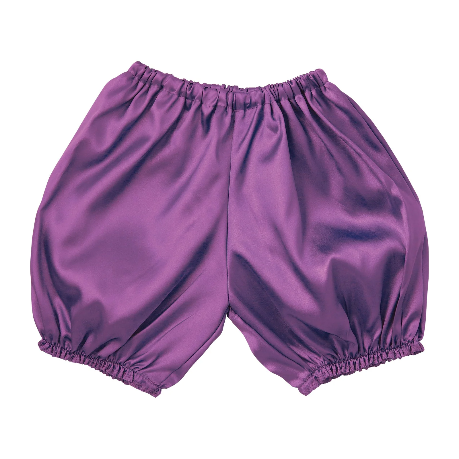 Soft satin pumpkin pants C purple