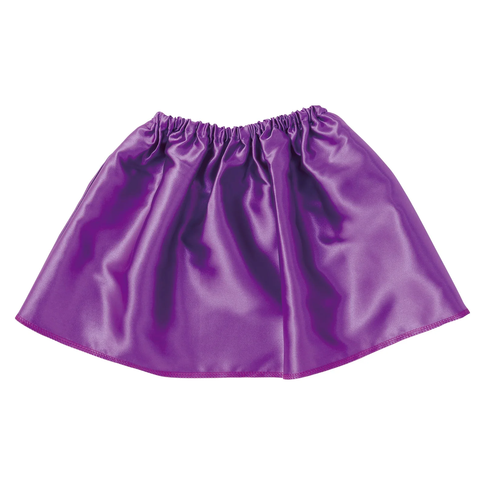Soft satin skirt purple