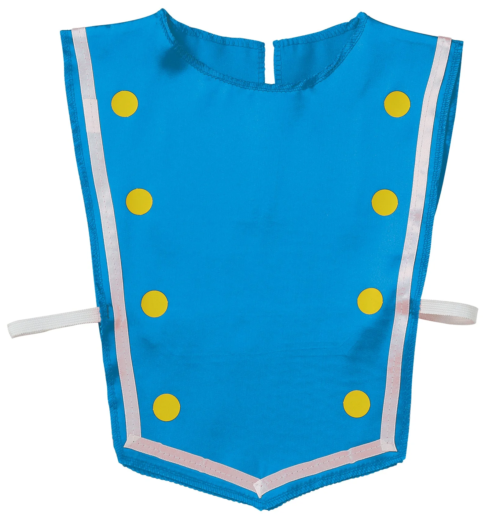 Soft satin marching top blue