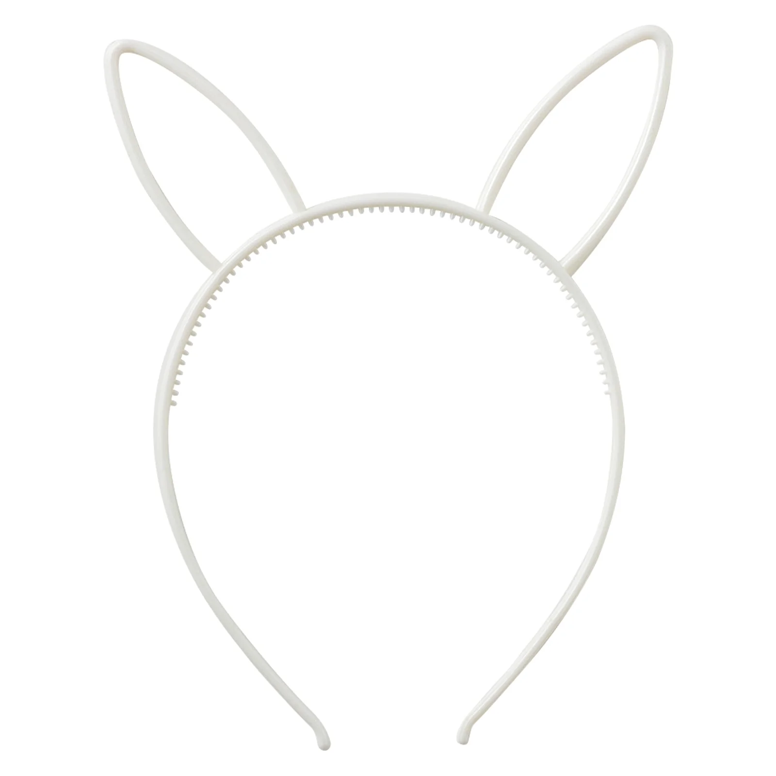 Headband with rabbit ears white