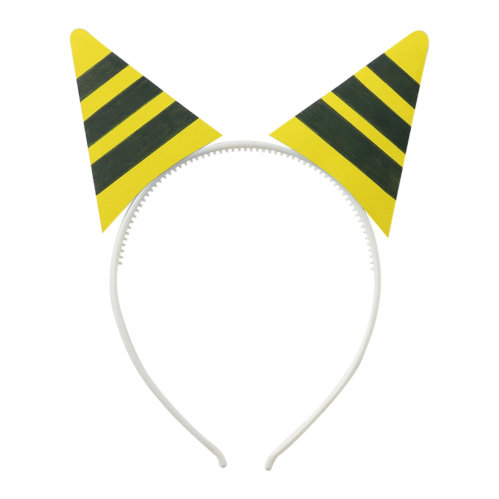 Headband with rabbit ears white - Image 2