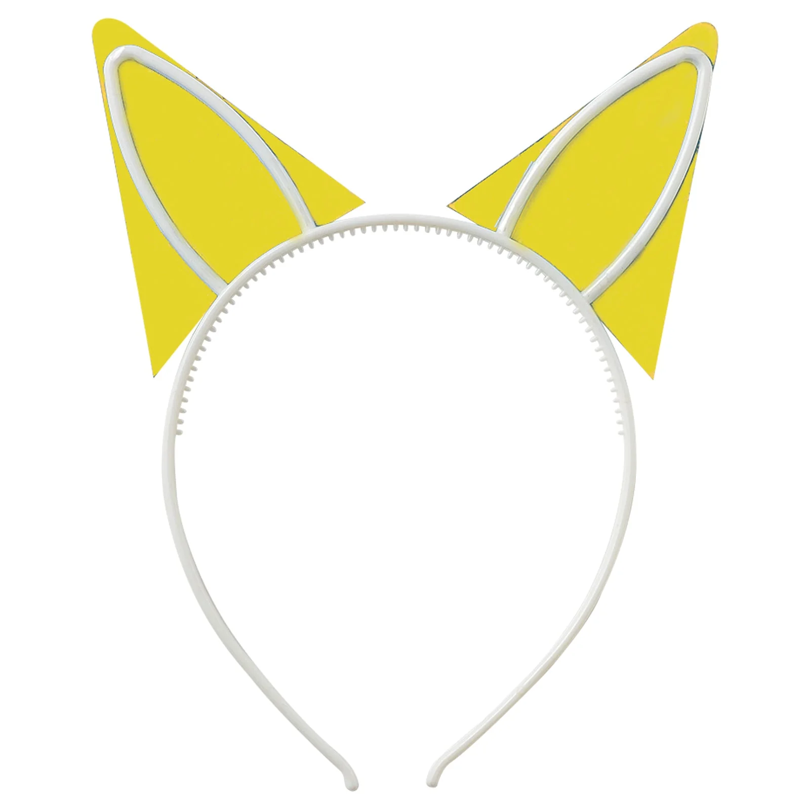 Headband with rabbit ears white - Image 3