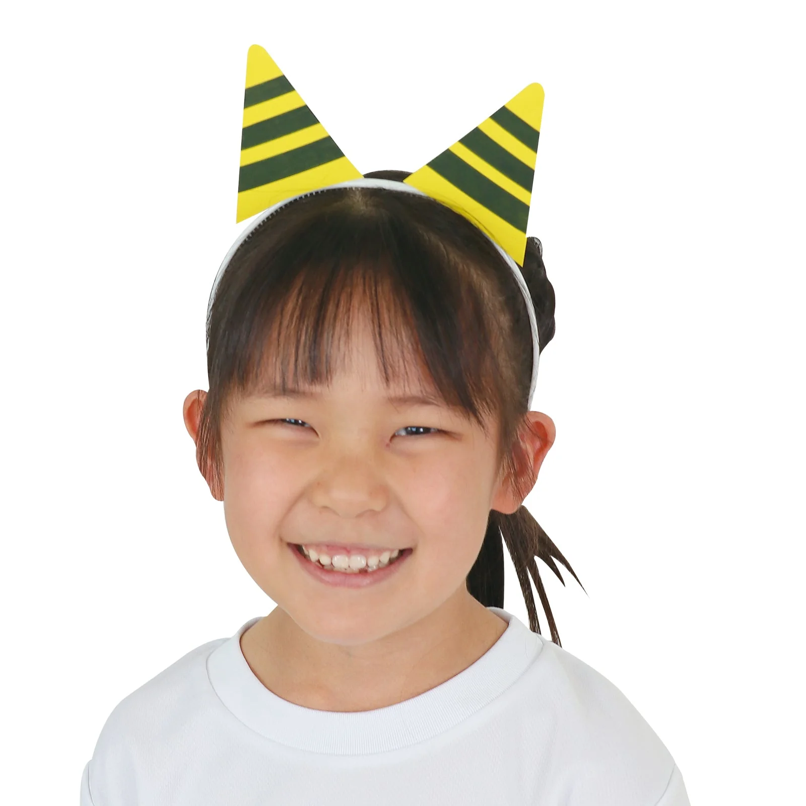 Headband with rabbit ears white - Image 4