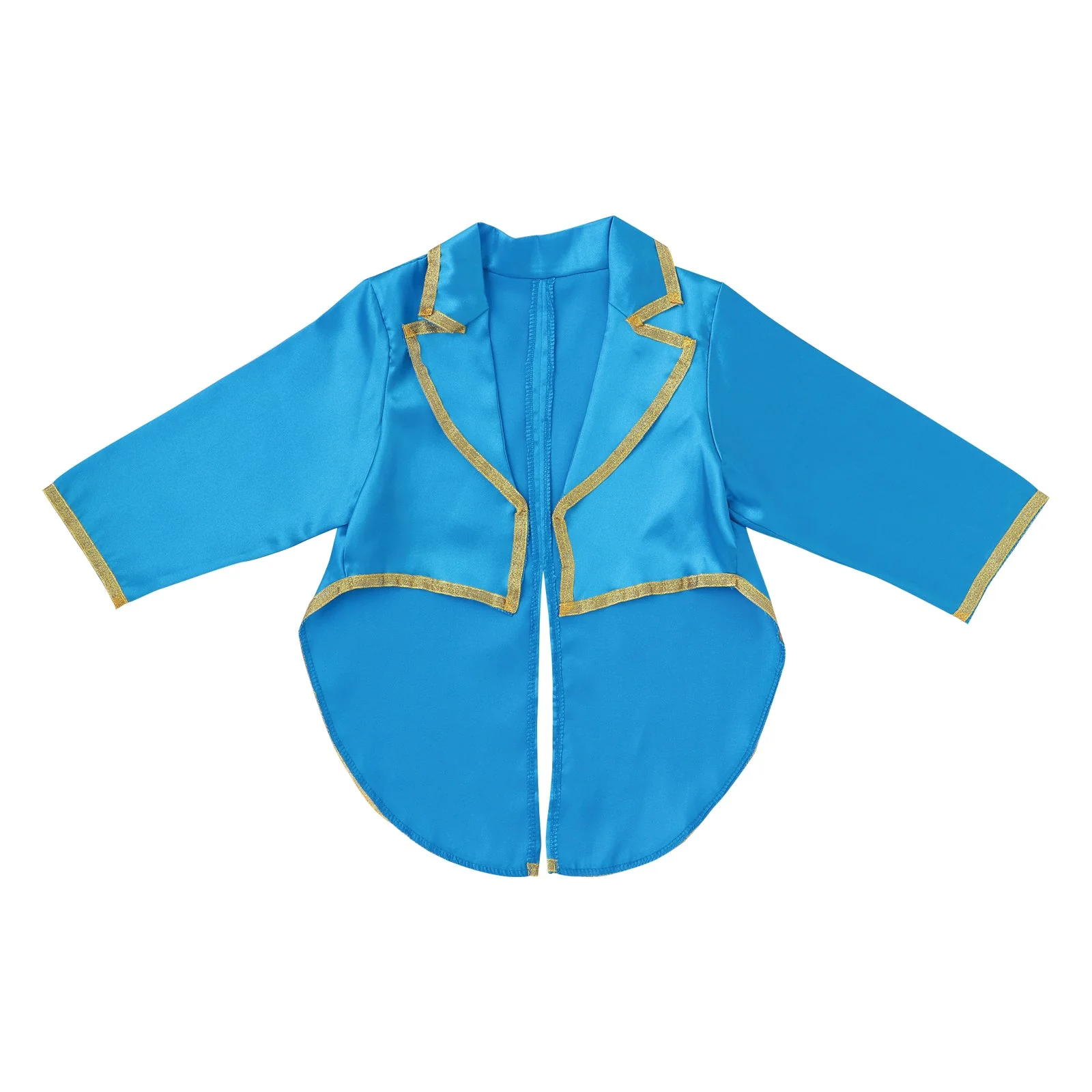 Soft satin king jacket blue