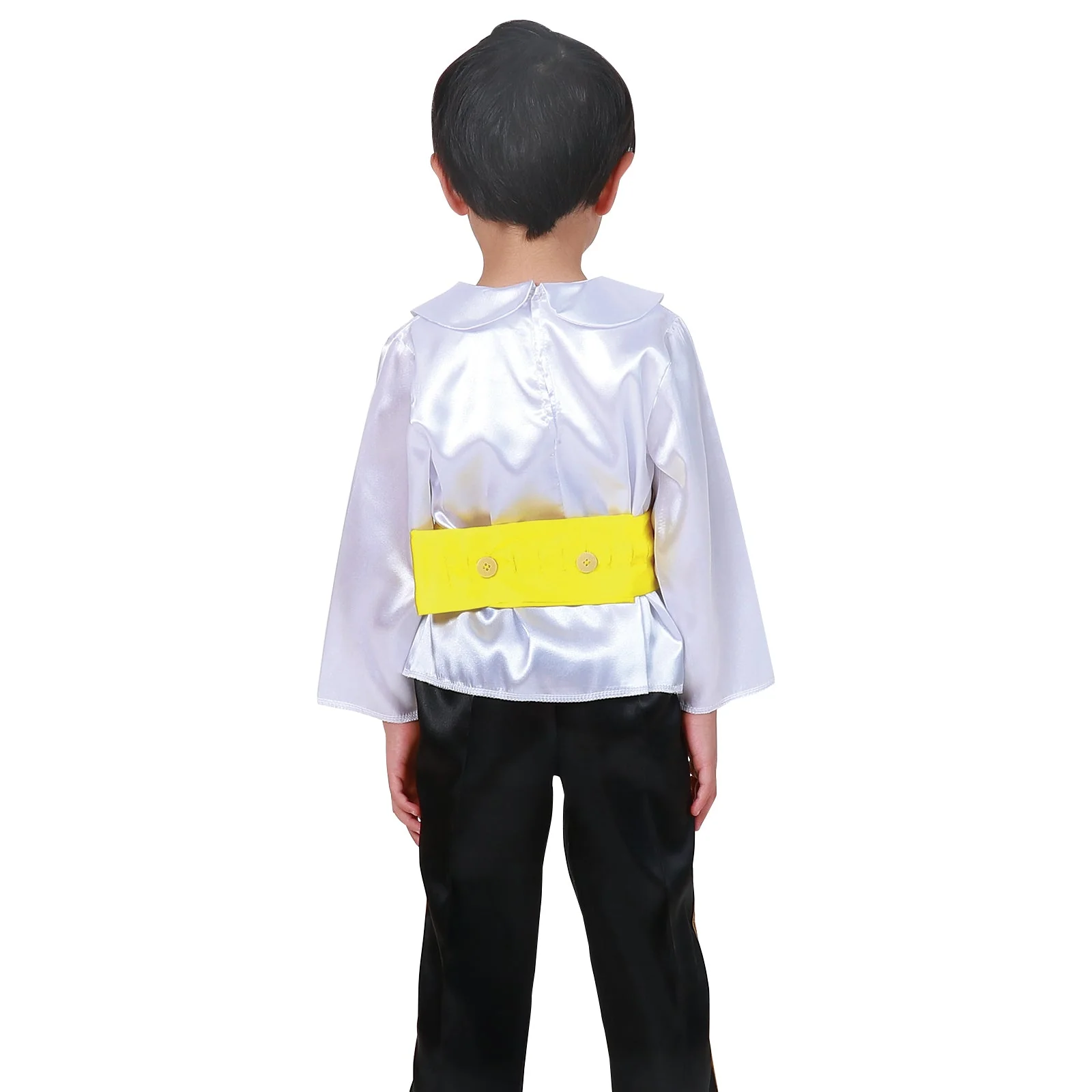 Soft satin belt yellow - Image 4