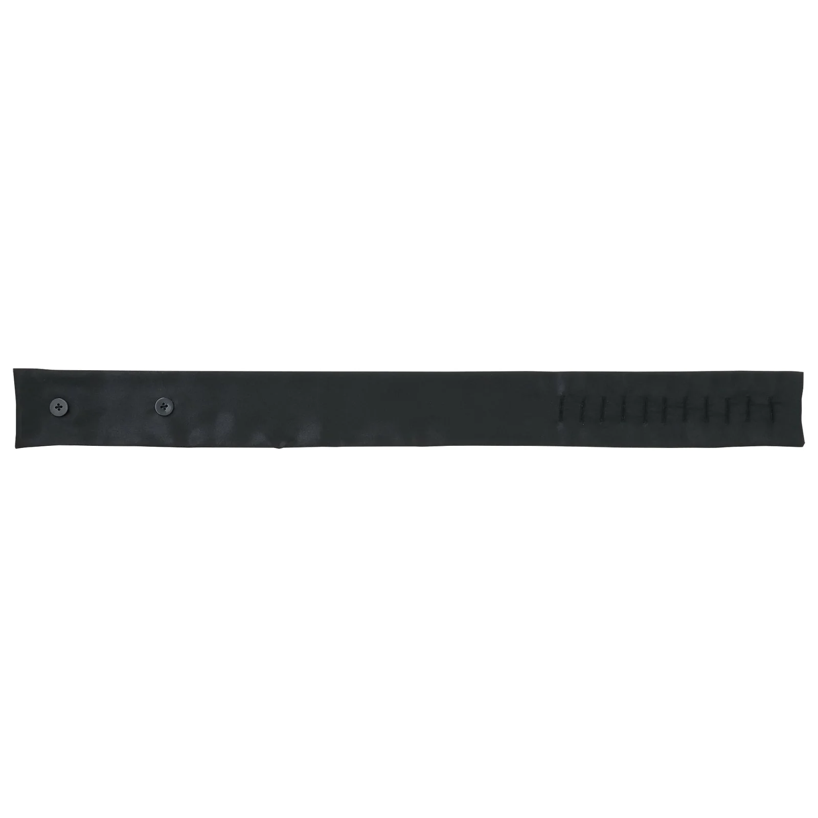 Soft satin belt black