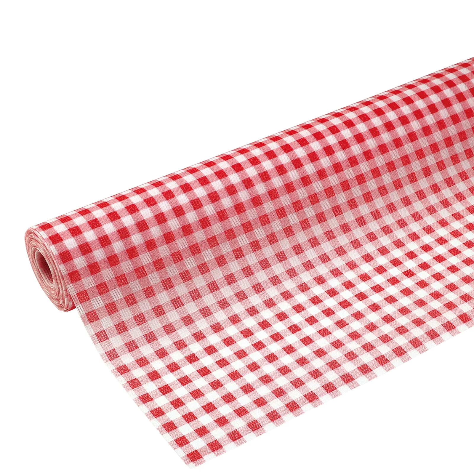 Color non-woven fabric Gingam check red 4m sold separately - Image 2