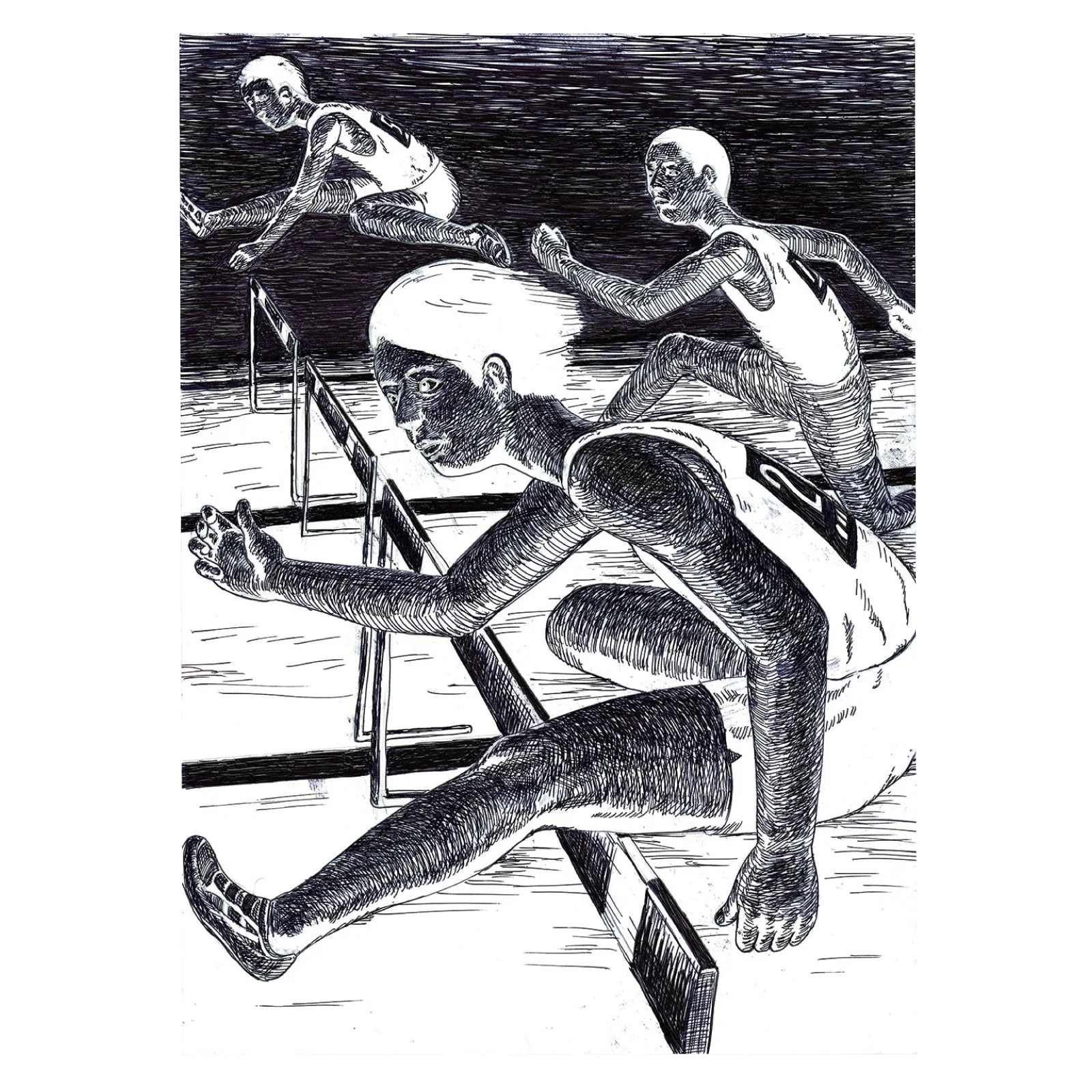 Ball pen print 8 pieces