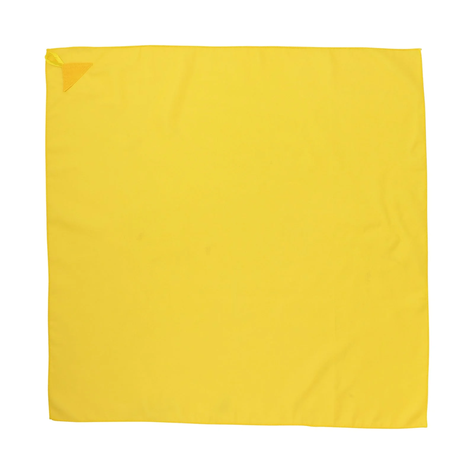 Color scarf with loop mini yellow