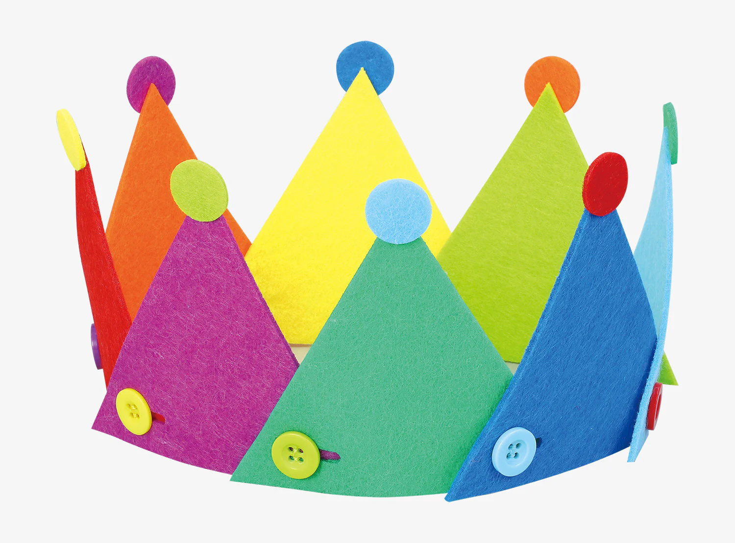 Crown with felt