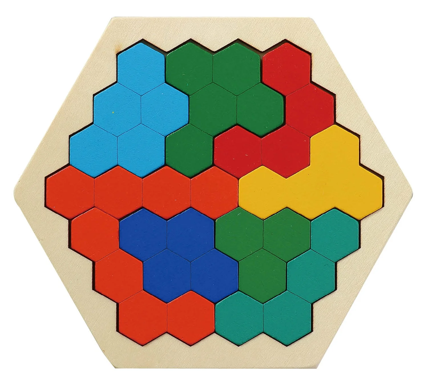 Wooden hexagon puzzle - Image 5