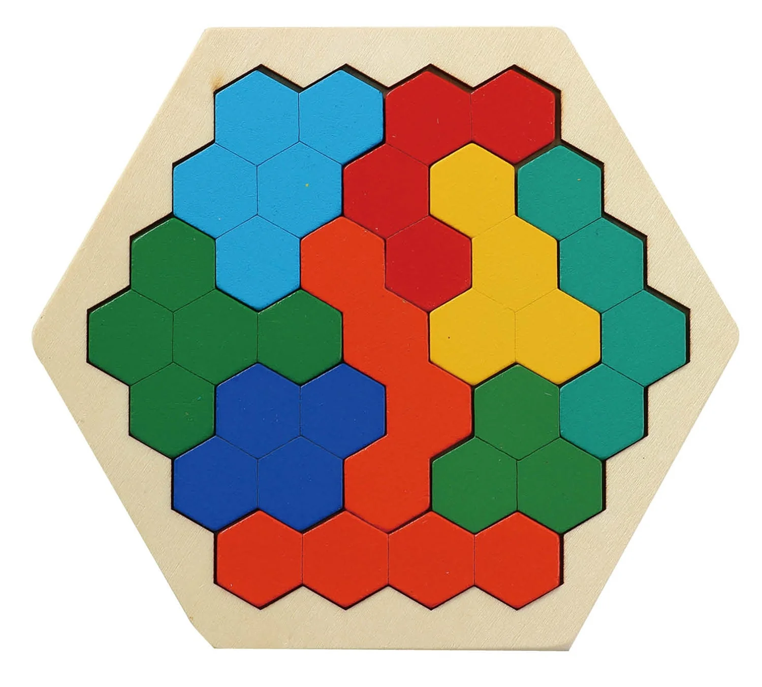 Wooden hexagon puzzle - Image 6