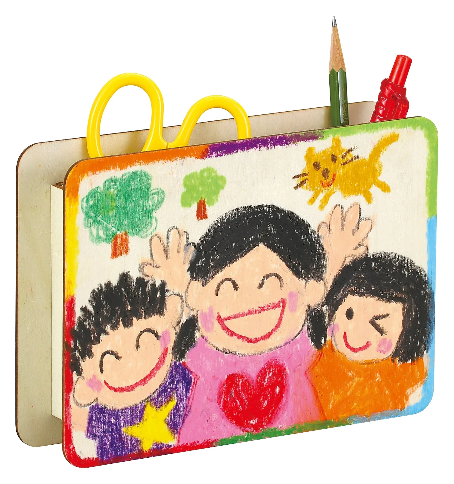 Wooden accessory case L size with white sheet - Image 2