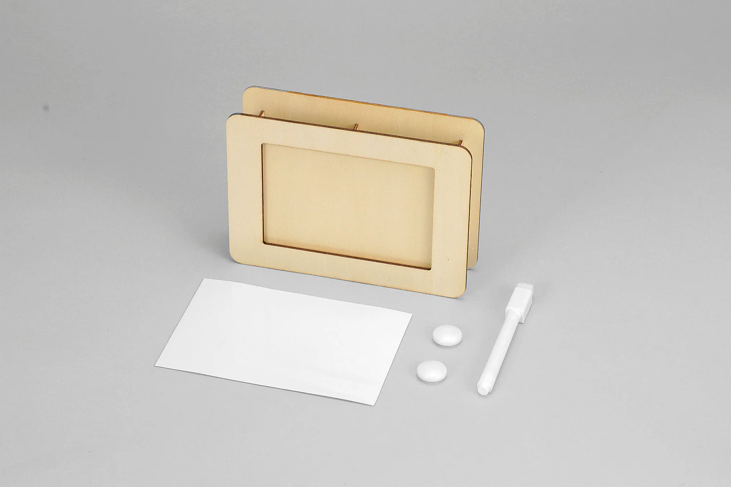 Wooden accessory case L size with white sheet - Image 5