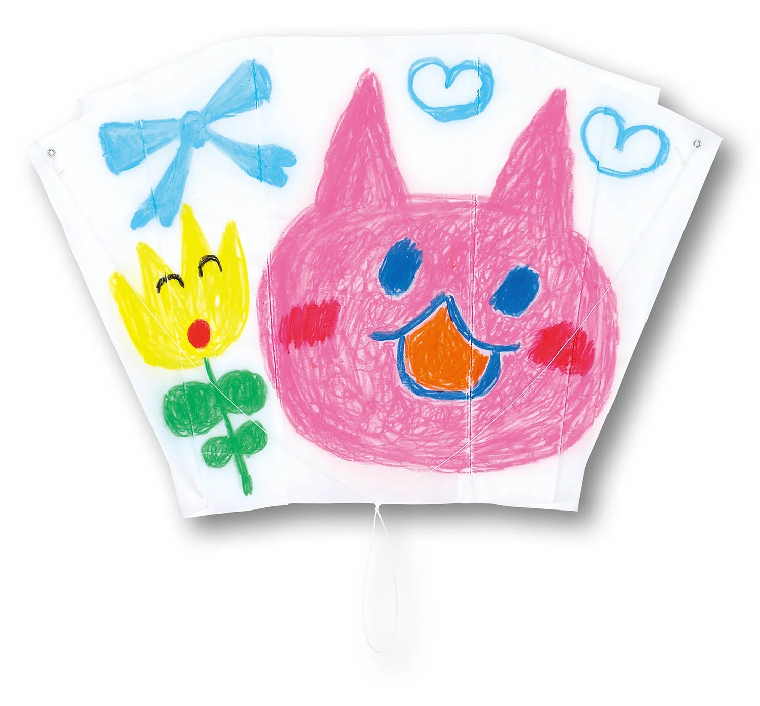 AT squishy kite without bones (orange thread)