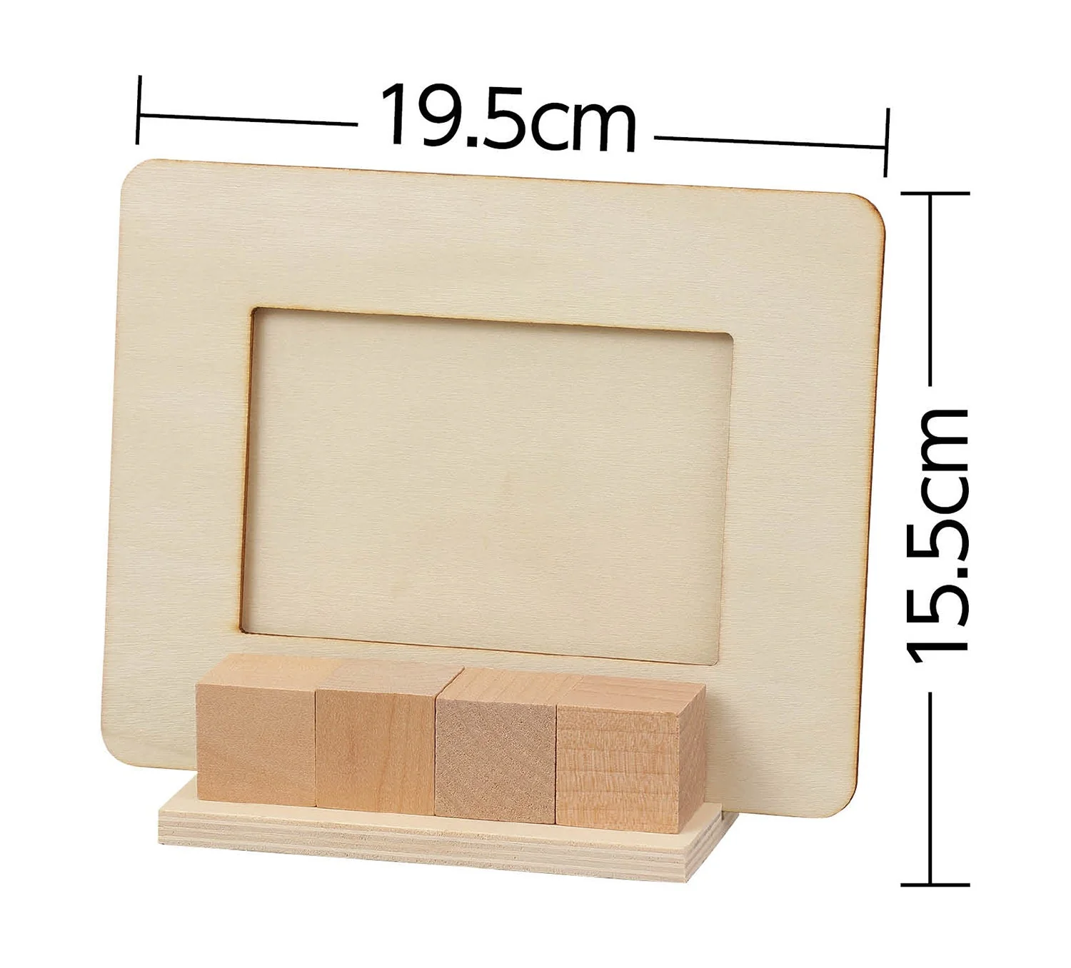 Wooden perpetual calendar photo frame - Image 2
