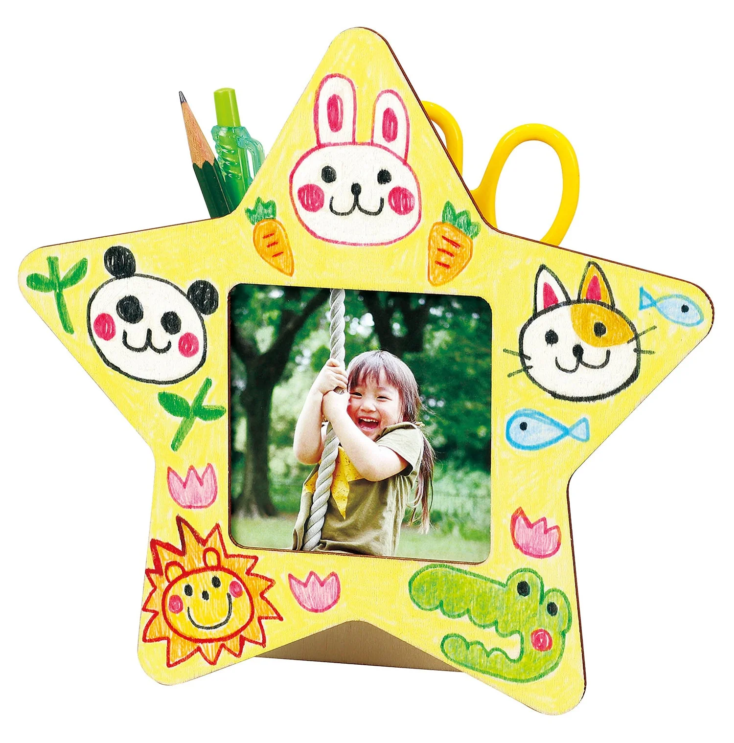 Wooden accessory case star shape - Image 3