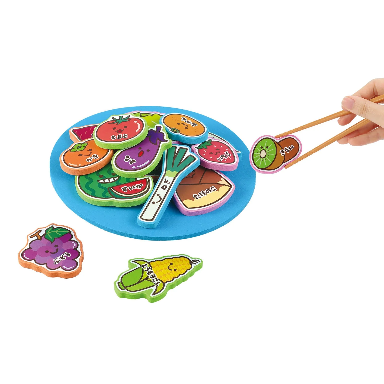 Seasonal vegetables & fruits balance game