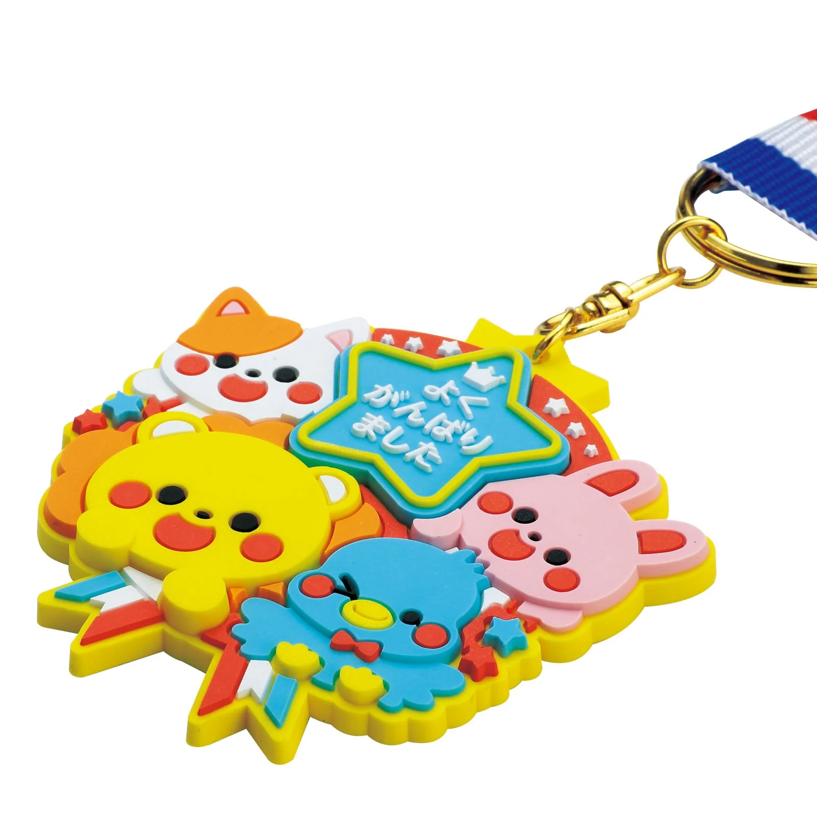 Rubber magnet medal glitter friends - Image 3