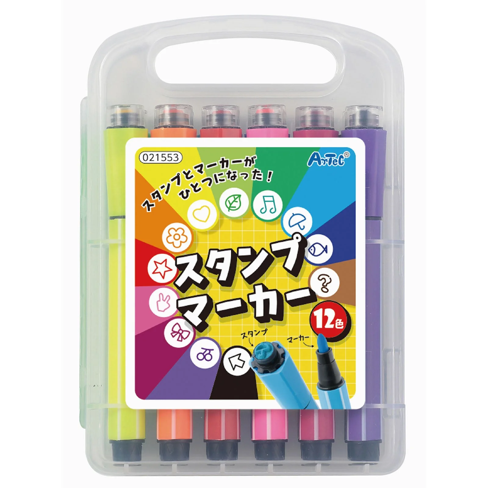 Stamp marker (12 colors) - Image 2