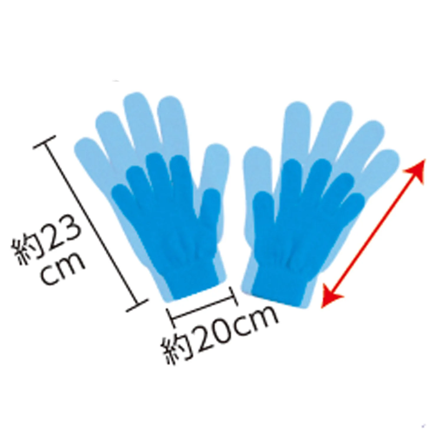 Colorful Gloves Fluorescent Yellow - Image 4