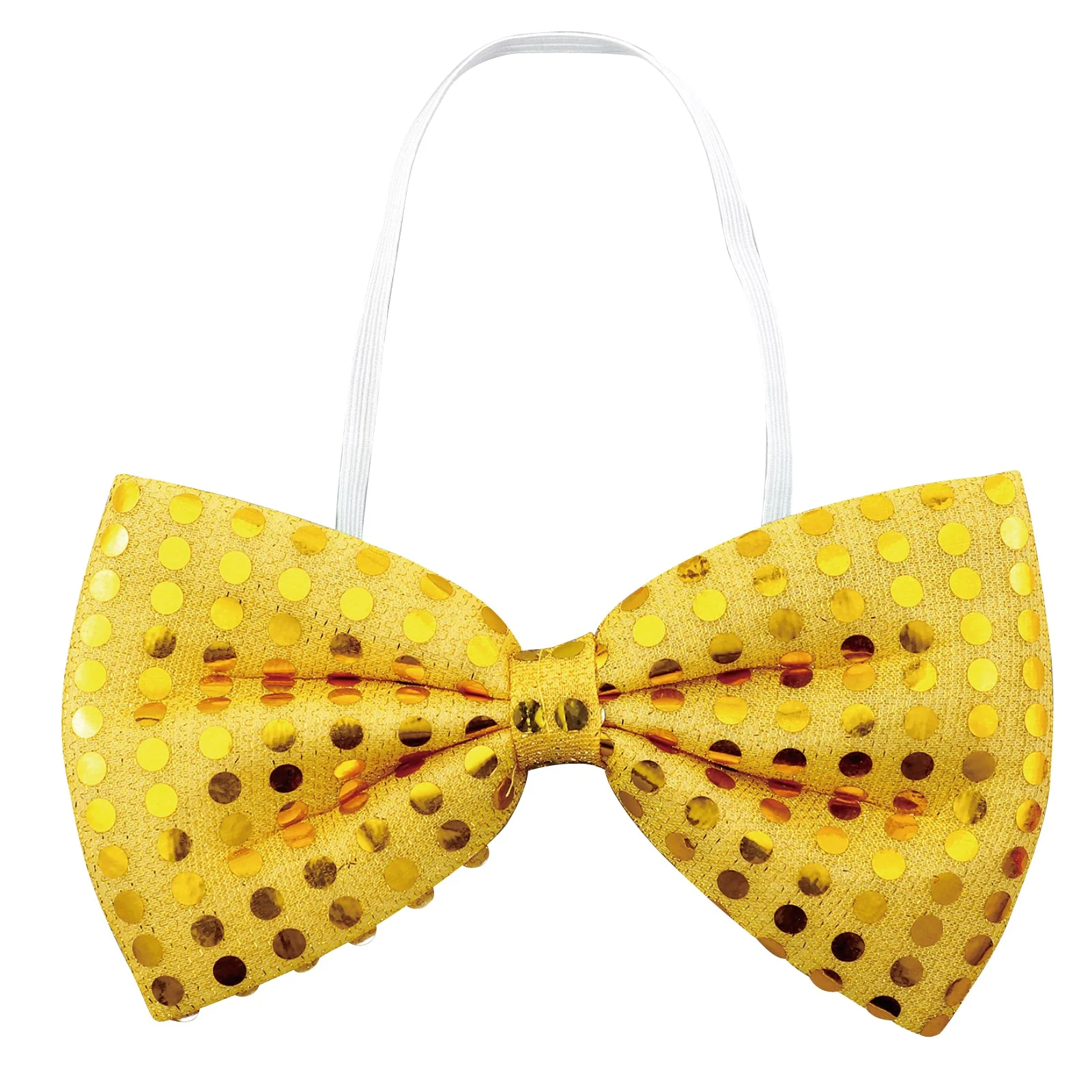 Sparkly butterfly neck tie gold