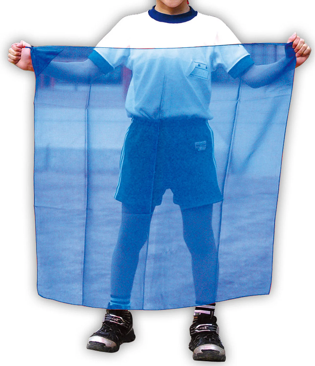 Color scarf with loop blue - Image 4
