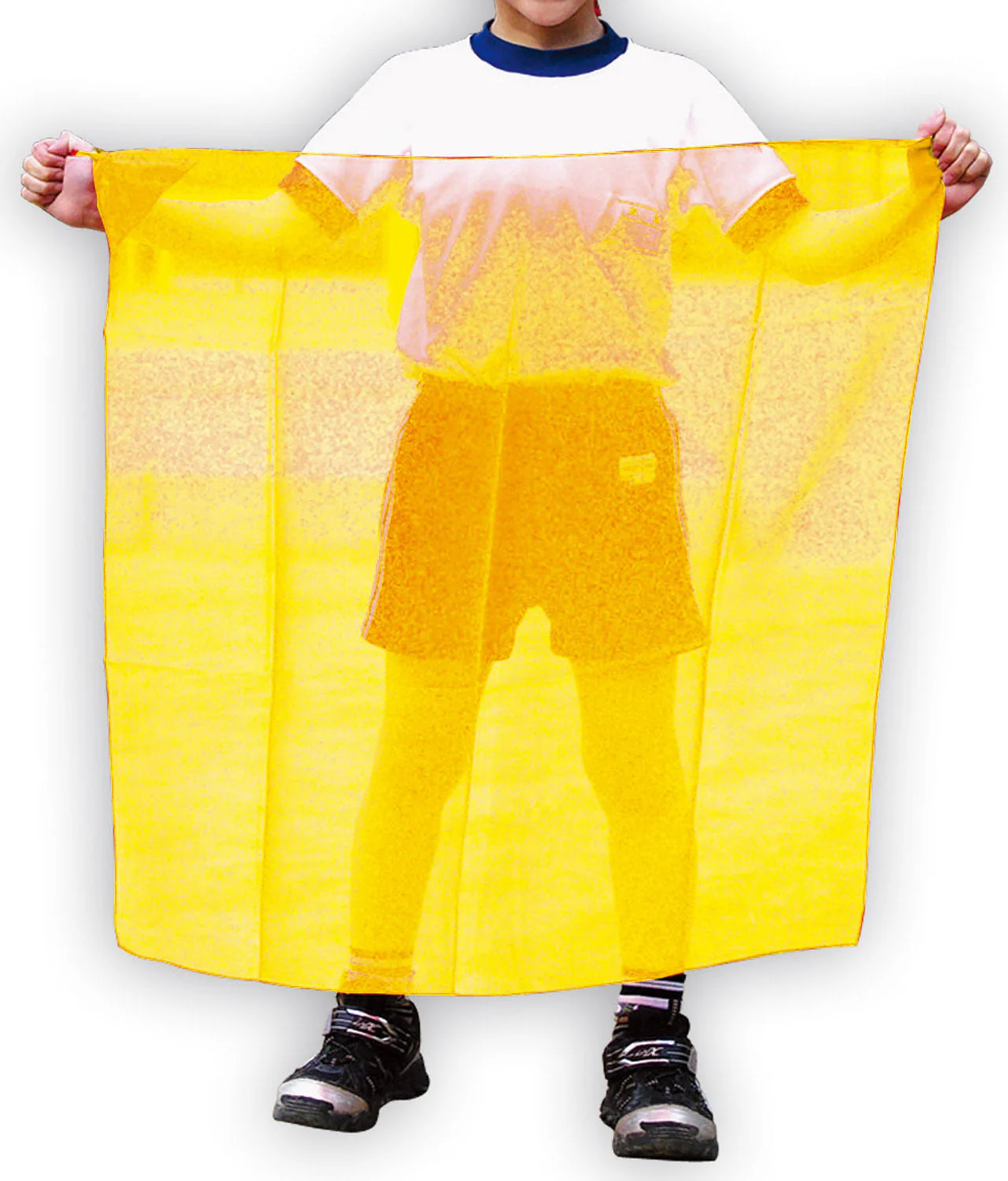 Color scarf with loop yellow - Image 4