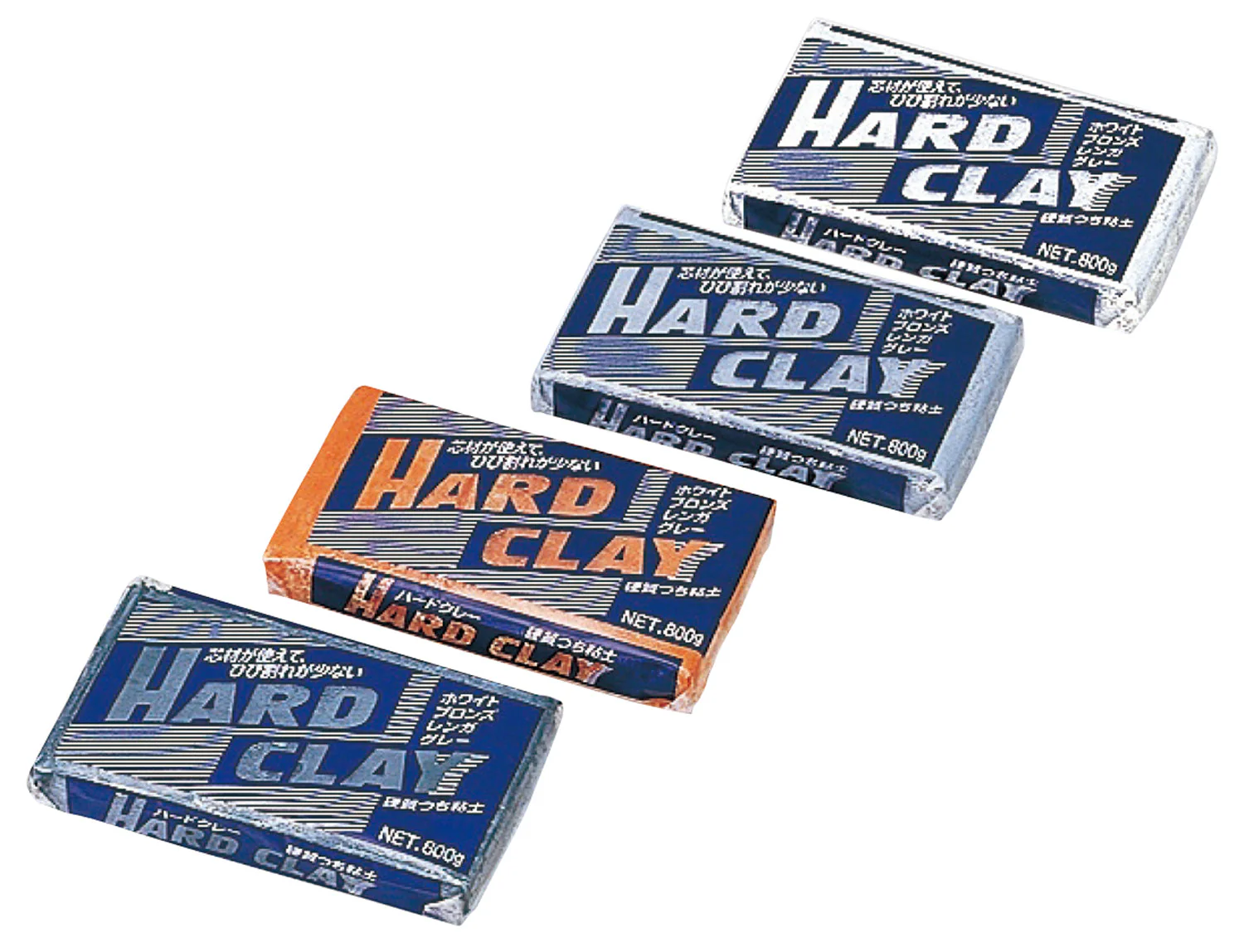Hard clay 800g bronze